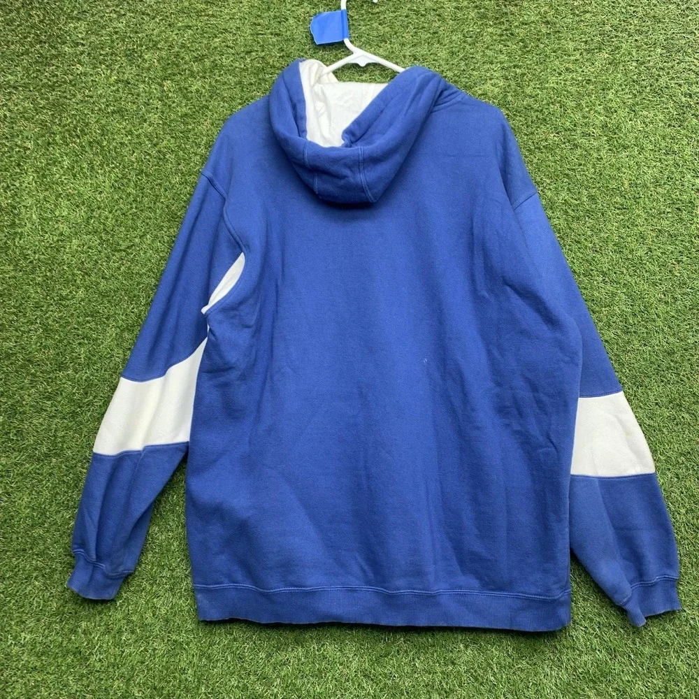 Indianapolis Colts Hoodie Mens Large Blue White NFL Football Sweatshirt Pullover